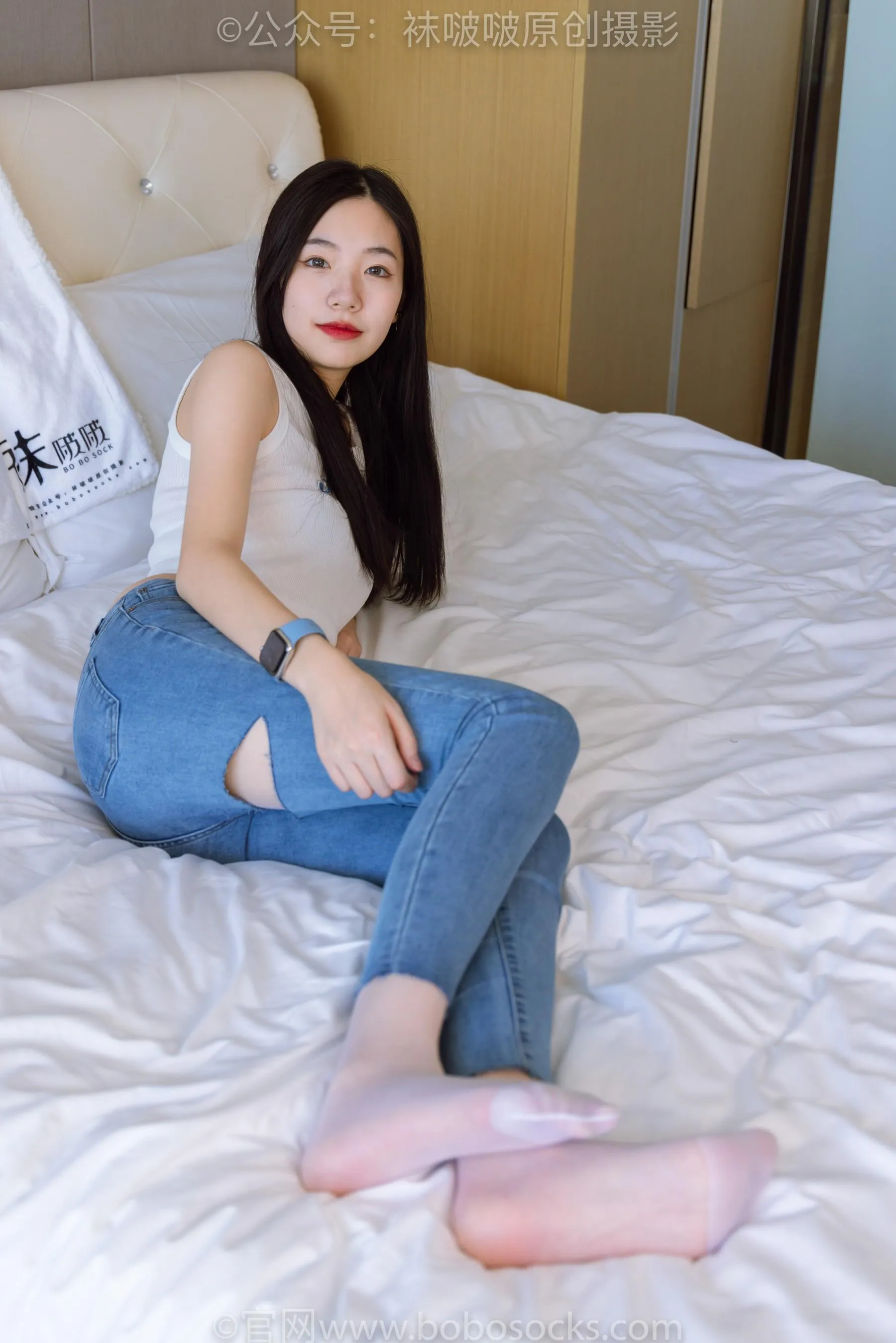 [BoBoSocks袜啵啵]NO.201 小甜豆-高跟鞋、白丝 [87P]插图3